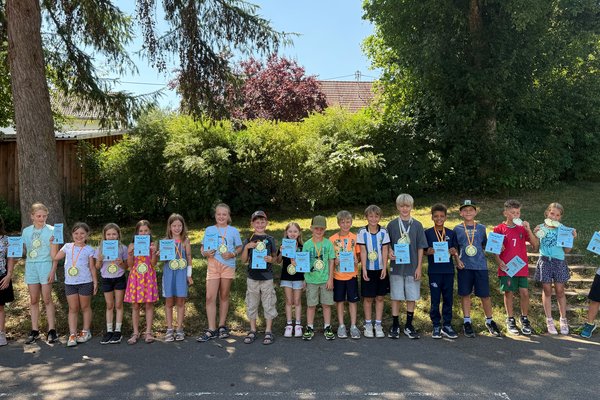 Siegerinnen und Sieger der Klassen 1 bis 4